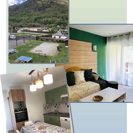 Appart T 3 Bagneres-De-Luchon Vue Montagne - Piscine Mi Juin Kültér fotó