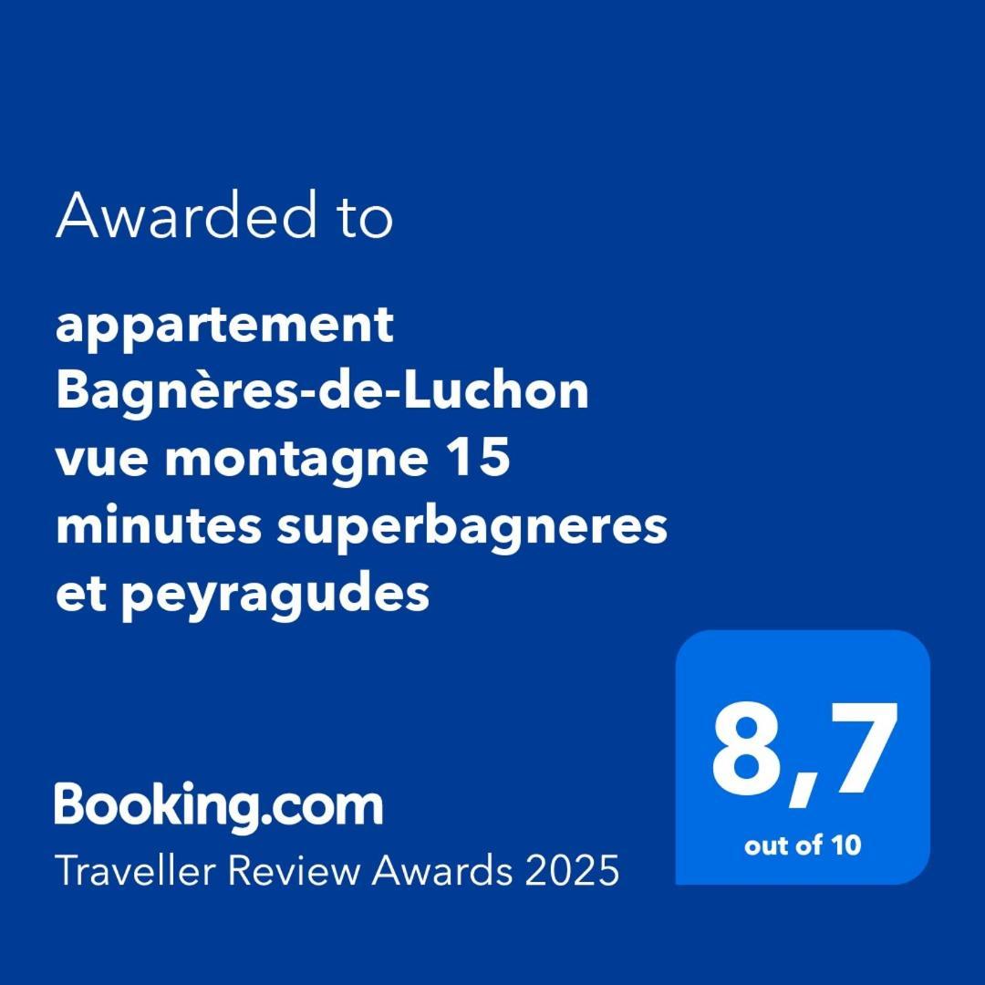 Appart T 3 Bagneres-De-Luchon Vue Montagne - Piscine Mi Juin Kültér fotó